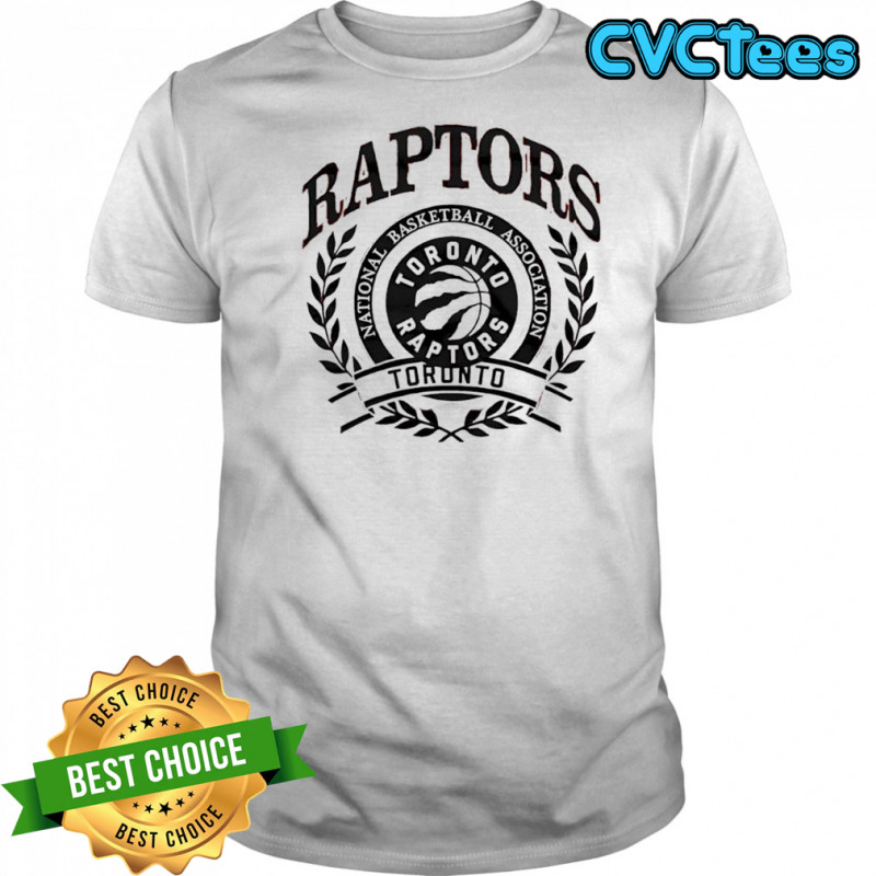 Naional basketball association Toronto Raptors Crest logo shirt