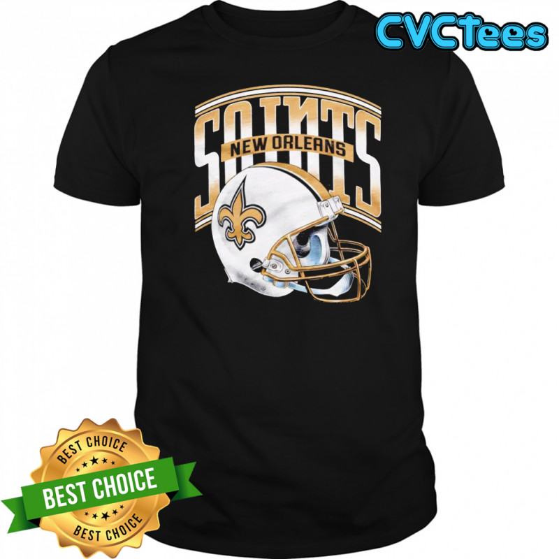 New Orleans Saints Gradient Helmet Shirt