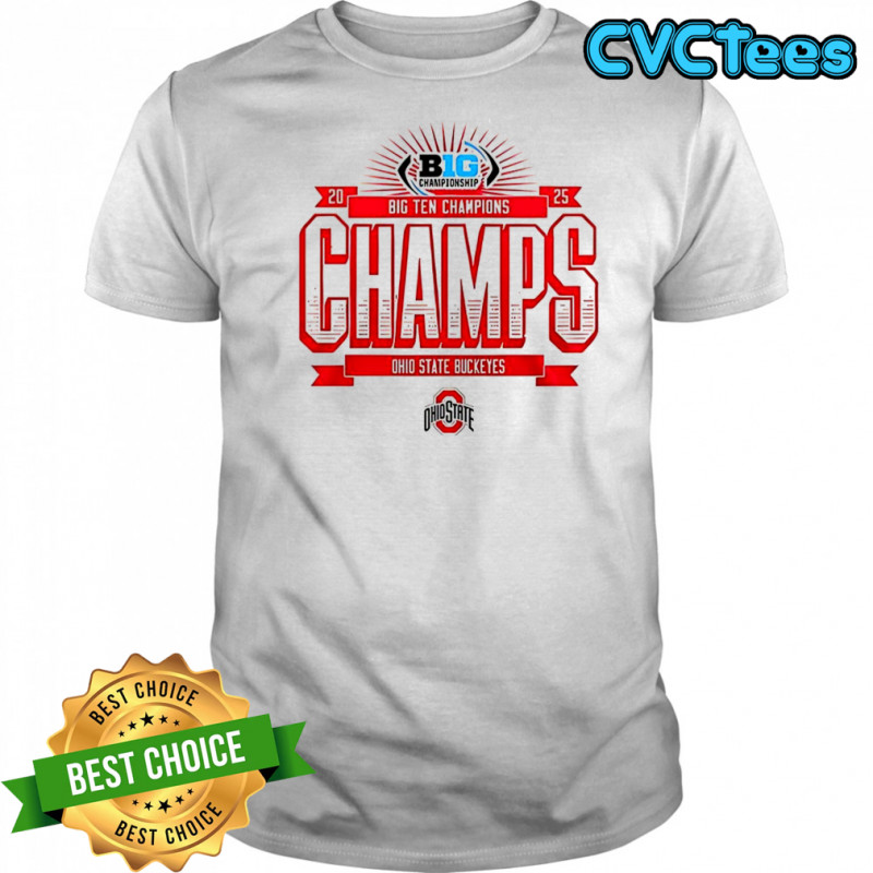 Ohio State Buckeyes football Big Ten Championship 2025 shirt
