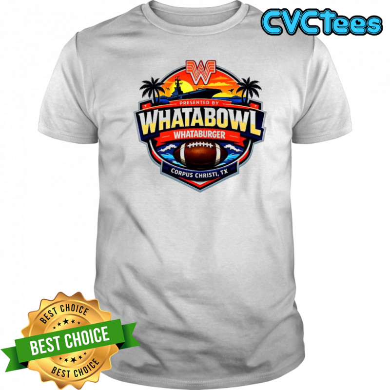 Presented by Whatbowl Whataburger logo shirt