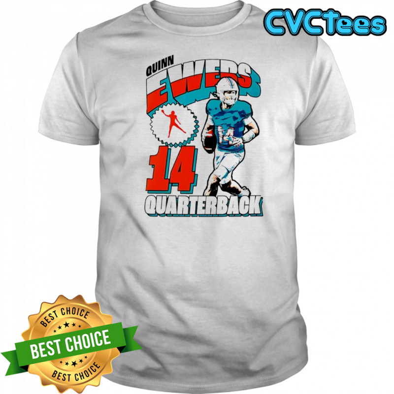 Quinn Ewers Miami Dolphins #14 quarterback shirt