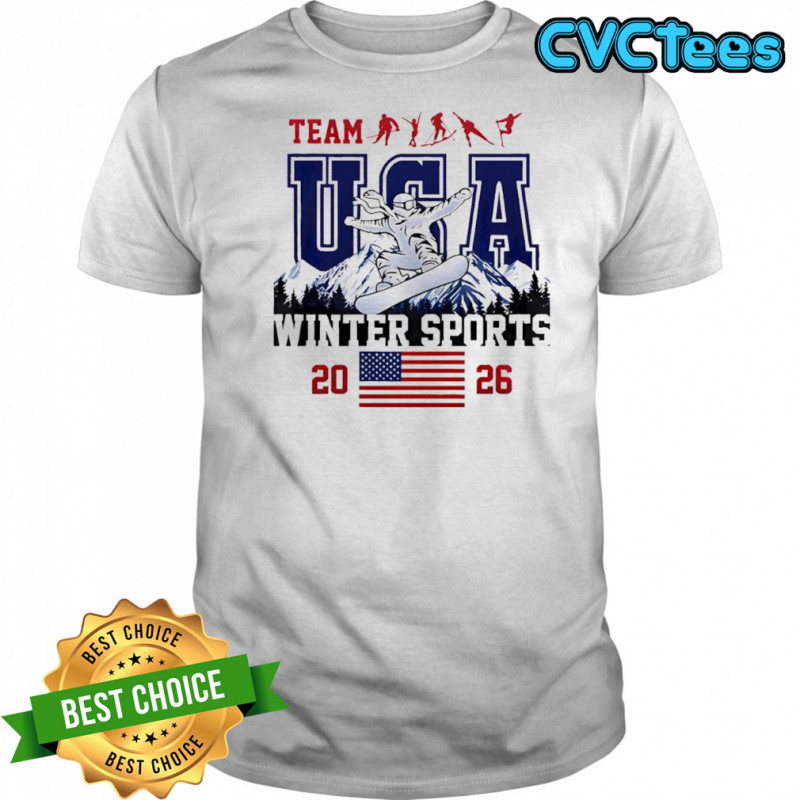 Team Usa Winter Sports Olympics 2026 shirt