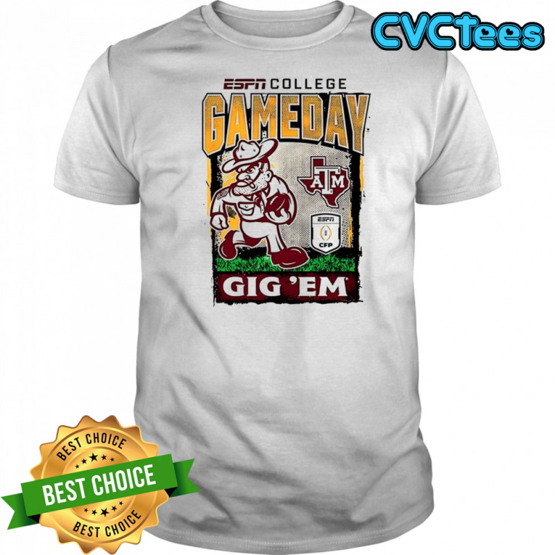 Texas A&M Aggies Gig ‘Em Football Playoff Gameday mascot shirt