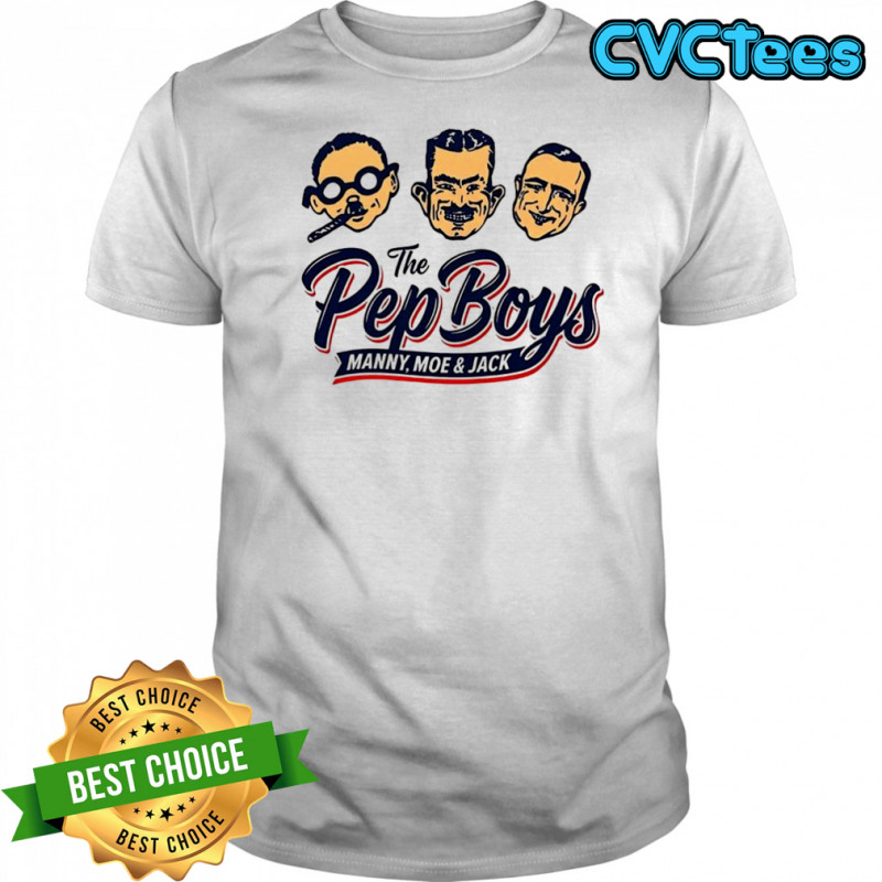 The Pep Boys Manny Moe and Jack logo vintage shirt