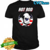 Abraham Lincoln Hot rod presidents day USA flag meme shirt