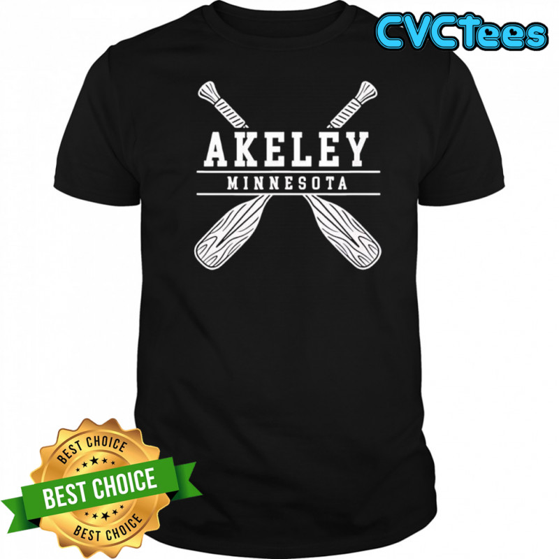 Akeley Minnesota Lake Paddle Outdoor Nature shirt