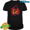 Alastor Hazbin Hotel cartoon silhouette Demon deer shirt