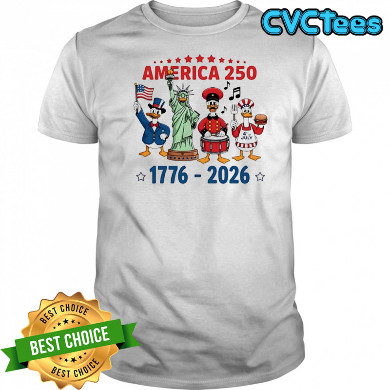 America 250th Anniversary Goose Cartoon shirt