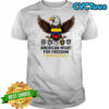 American might for freedom USA Venezuela 2026 patriotic eagle logo shirt
