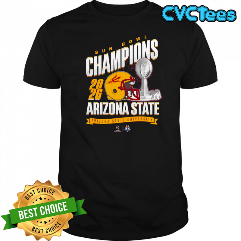 Arizona State Sun Devils 2026 Sun Bowl Champions Tony the Tiger shirt