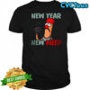 Beaker New year New Meep The Muppets lift weights shirt