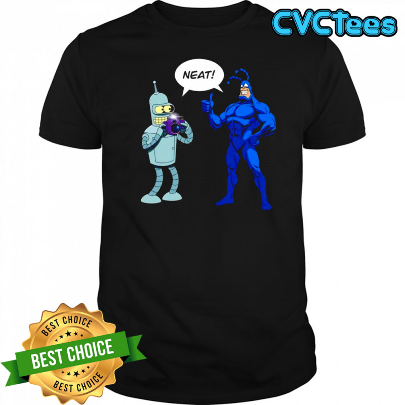 Bender Bending Rodríguez and The Tick Neat cartoon shirt