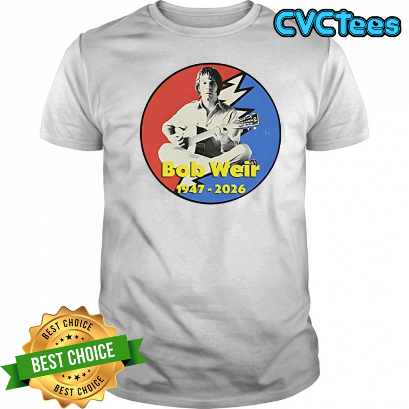 Bob Weir 1947-2026 grateful logo shirt
