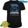 Carolina Panthers NFC South Division Champions 2025 mascot skyline shirt