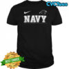 Carolina Panthers x NAVY never underestimate an old man who was a sailor skull shirt