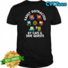 Cats easily distracted by cats and side quests shirt