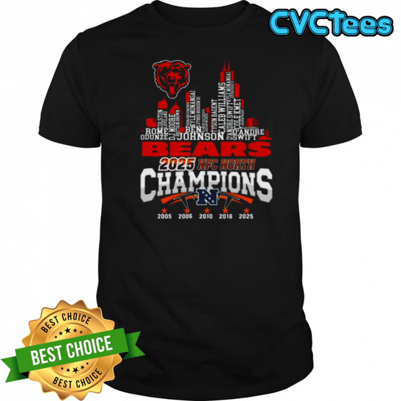 Chicago Bears NFL Football NFC North Champions Shirt