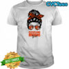 Cleveland Browns Girl Messy Bun Glasses shirt