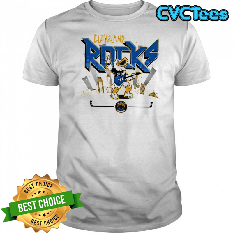 Cleveland Monsters hockey mascot Cleveland Rocks shirt