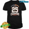 Denver Broncos 25 AFC West Division Champion signature shirt