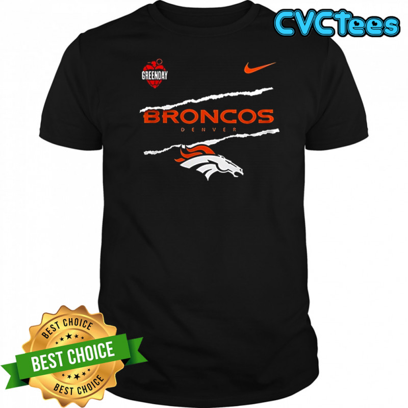 Denver Broncos x Green Day graphic shirt