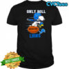Detroit Lions x Snoopy Only Roll With The Lions shirt
