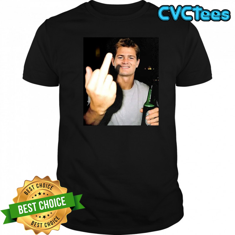 Drake Maye Patriots middle finger party meme shirt