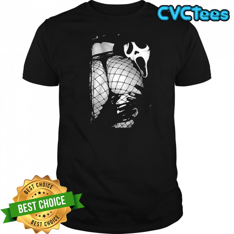 Ghost face booty Halloween shirt