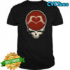 Grateful Dead skull heart hand Valentines Jerry Garcia Bob Weir shirt