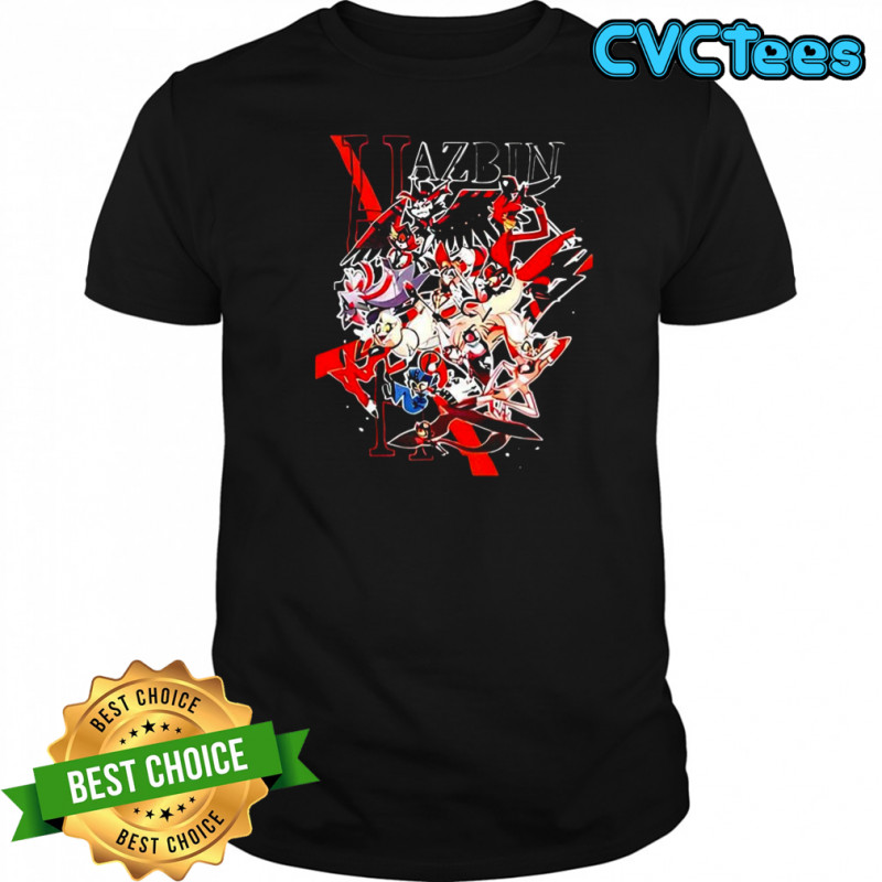 Hazbin Hotel cartoon character poster shirt