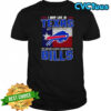 I may live in Texas but on gameday my heart and soul belongs to Buffalo Bills flag shirt