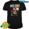 Indiana Hoosiers beat Oregon Ducks CFP National Championship 2026 Duck Hunt mascot shirt