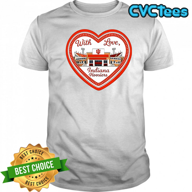Indiana Hoosiers CFP National Championship 2026 With love Memorial stadium heart shirt