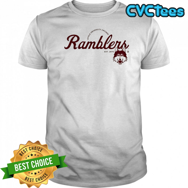 Loyola University Chicago Ramblers Est 1870 mascot shirt