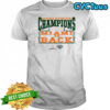 Miami Is Back Goodyear Cotton Bowl Champions Miami Hurricanes shirt