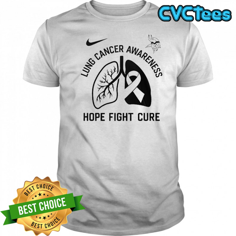 Minnesota Vikings Lung Cancer awareness hope fight cure my mom’s fight is my fight shirt