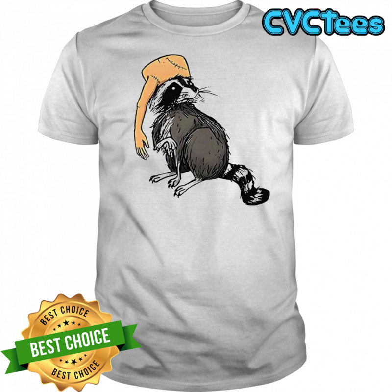 Raccoon Wearing A Hat Human Arm shirt