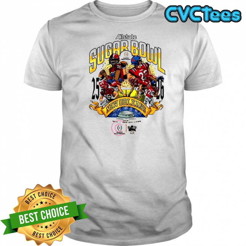 Sugar Bowl Football 2025 New Orleans College Football shirt
