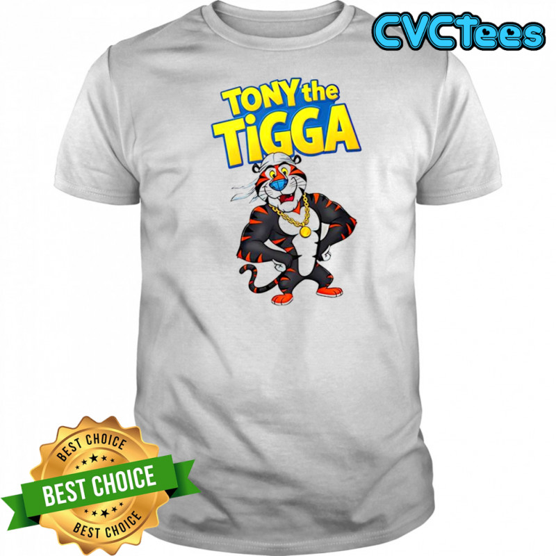 Tony The Tigga Kellogg’s Frosted Flakes cereal mascot meme shirt