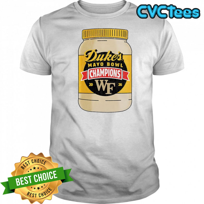 Wake Forest Demon Deacons NCAA Duke’s Mayo Bowl Champions 2026 shirt