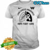Washington Commanders Lung Cancer awareness hope fight cure my mom’s fight is my fight shirt